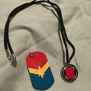 Marvel Charms - Black Widow & Captain Marvel